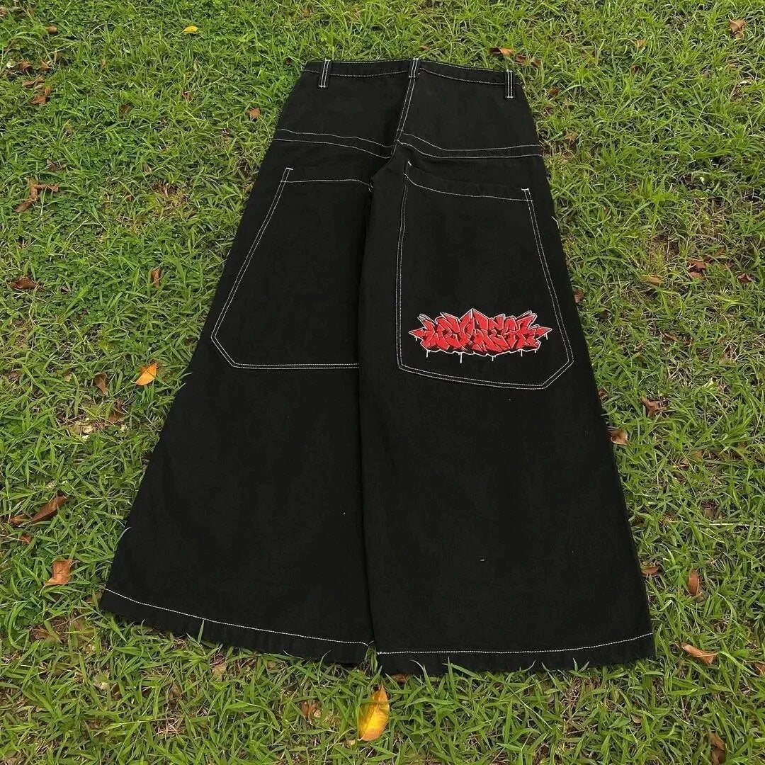 Men's Retro Wide Leg Jeans