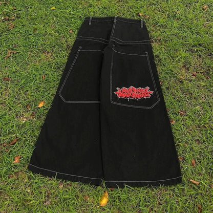 Men's Retro Wide Leg Jeans