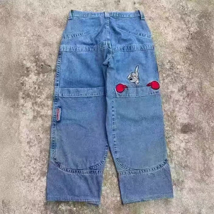 Men's Retro Wide Leg Jeans