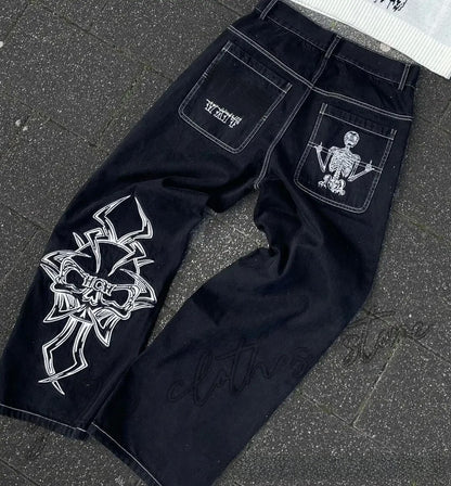 Men's Retro Wide Leg Jeans