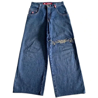 Men's Retro Wide Leg Jeans