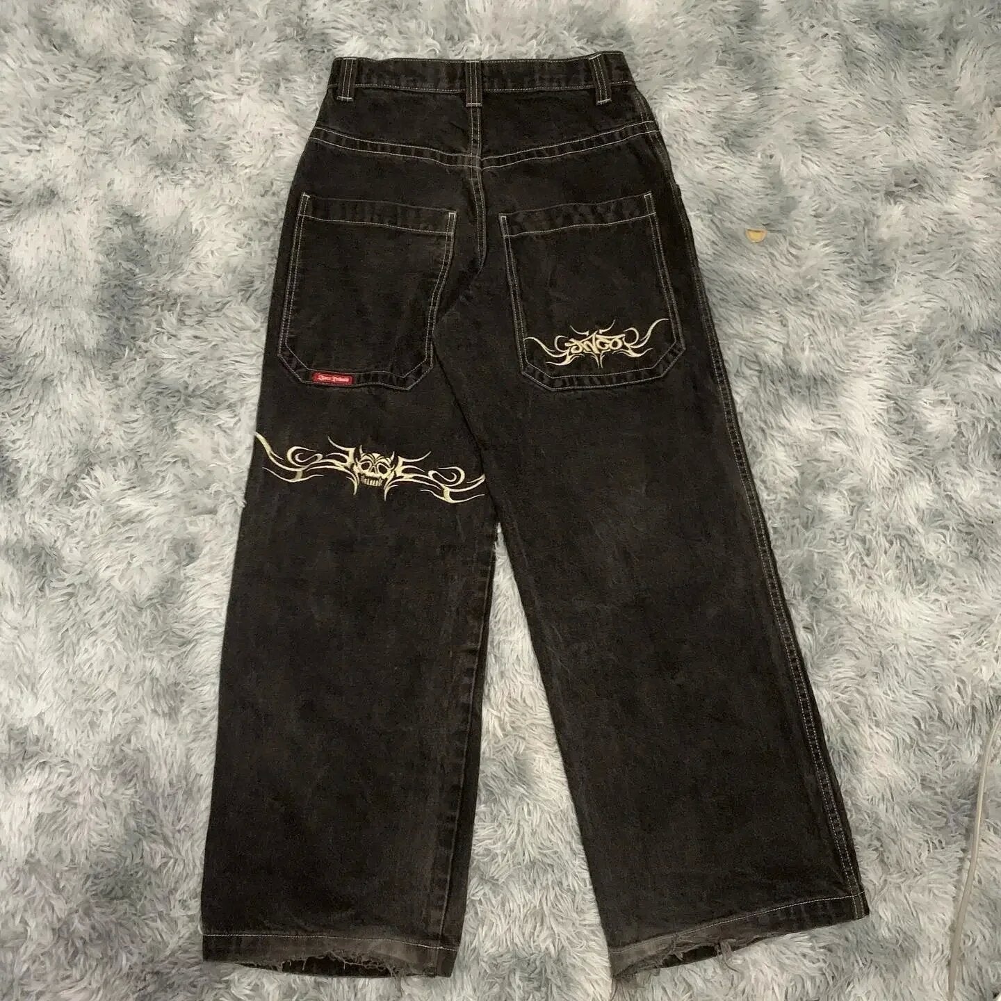 Men's Retro Wide Leg Jeans