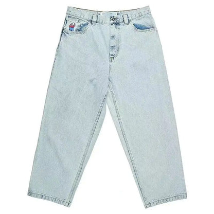 Men's Retro Wide Leg Jeans