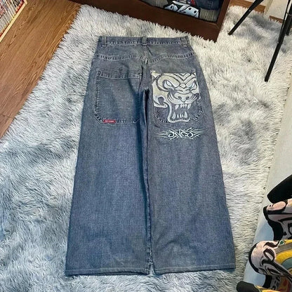 Men's Retro Wide Leg Jeans