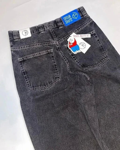Men's Retro Wide Leg Jeans