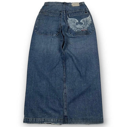 Men's Retro Wide Leg Jeans