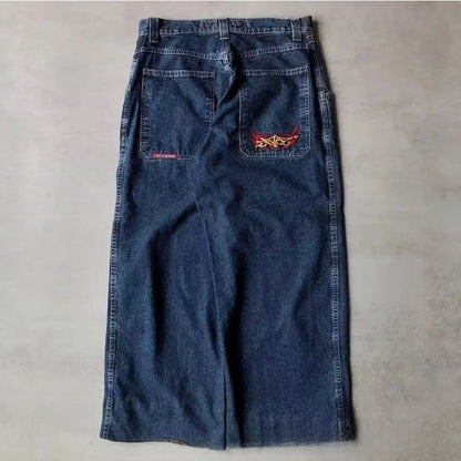Men's Retro Wide Leg Jeans
