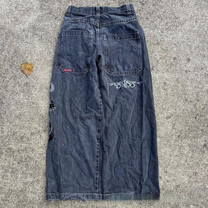 Men's Retro Wide Leg Jeans
