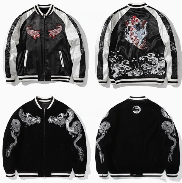 Chinese Style Heavy Industry Yokosuka Jacket Coat