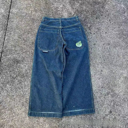Men's Retro Wide Leg Jeans