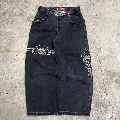 Men's Retro Wide Leg Jeans