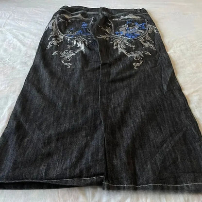 Men's Retro Wide Leg Jeans