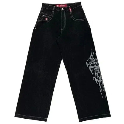 Men's Retro Wide Leg Jeans