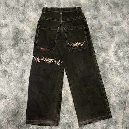 Men's Retro Wide Leg Jeans