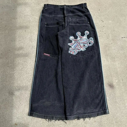 Men's Retro Wide Leg Jeans