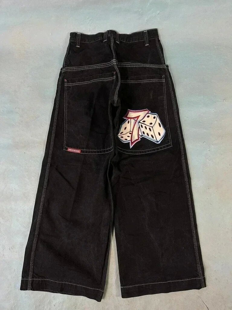 Men's Retro Wide Leg Jeans